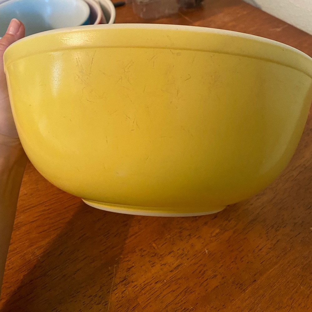 Pyrex Primary Color Nesting Bowls - Picture 8 of 9